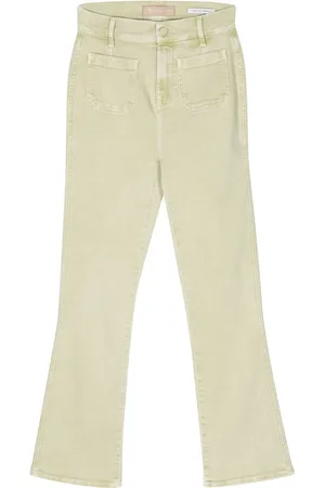 7 for all Mankind Jeans, Dame, Grøn, W29, Bomuld, Slim Kick Farvede Jeans