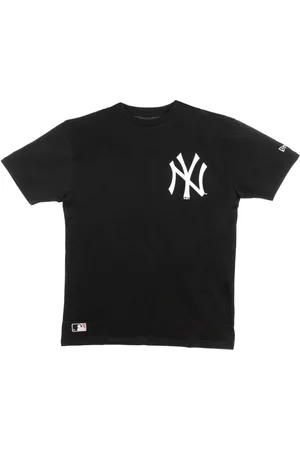 New Era Top, Herre, Sort, XL, Bomuld, Yankees Logo Oversized T-shirt