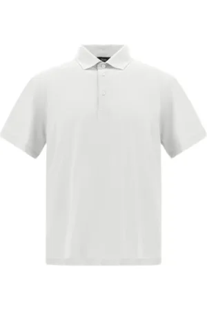 HERNO Top, Herre, Hvid, L, Uld, Poloshirt