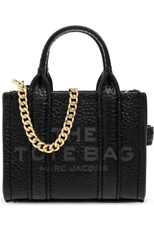 Marc Jacobs Taske, Dame, Sort, ONE SIZE, Læder, The Tote Nano Nøglering