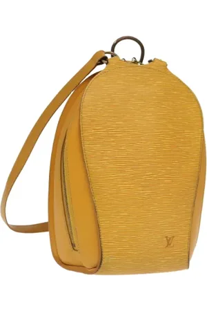 LOUIS VUITTON Pre-owned, Dame, Gul, ONE SIZE, Uld, Pre-owned Laeder rygsaekke