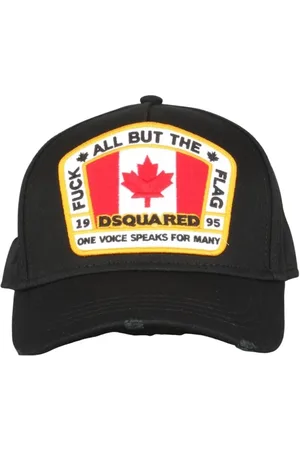 Dsquared2 Tilbehør, Herre, Sort, ONE SIZE, Bomuld, Baseball Cap