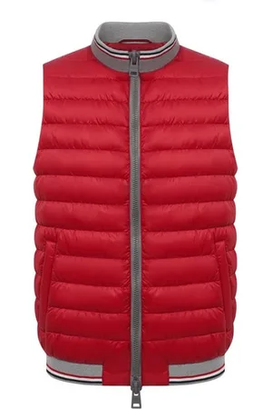 HERNO Jakke, Herre, Rød, L, Uld, Stilful Veste