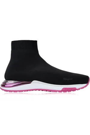 Salvatore Ferragamo Sko, Dame, Sort, 39 1/2 EU, Læder, Slip on Donna Sneakers