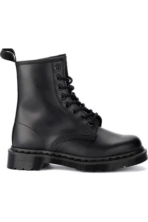 Dr. Martens Sko, Dame, Sort, 39 EU, Læder, Mono Glatte Læder Ankelstøvler