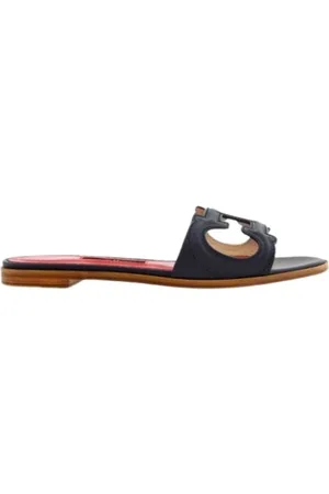 Carolina Herrera Sko, Dame, Sort, 37 EU, Uld, Sliders