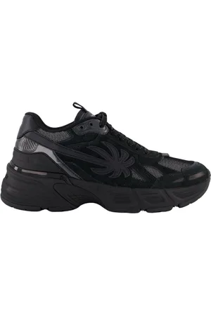 Palm Angels Sko, Herre, Sort, 45 EU, Uld, PA 4 Sneakers