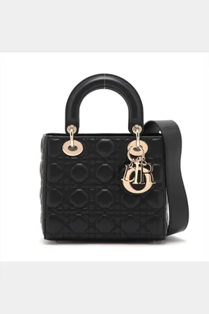 Dior Pre-owned, Dame, Sort, ONE SIZE, Pre-owned Lady Dior Small My ABCDior Tote