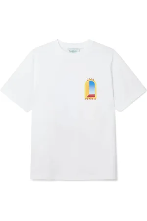 Casablanca Top, Herre, Hvid, XL, Bomuld, LArche De Jour T-shirt