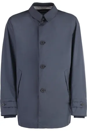 HERNO Jakke, Herre, Blå, 2XL, Uld, Let Lyset Jakke