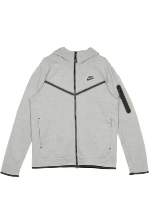 Nike Sweathshirts & Hoodies, Herre, Grå, 2XL, Bomuld, Tech Fleece Zip-Hoodie