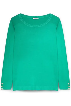 Fiorella rubino Strik, Dame, Grøn, L, Pullover med Lenzing™ Ecovero™ Viskose