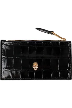 Alexander McQueen Tilbehør, Dame, Sort, ONE SIZE, Læder, Læderpung