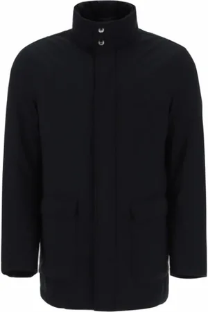 HERNO Jakke, Herre, Blå, 3XL, Uld, Field Jacket