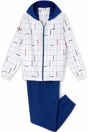 Lacoste Sport, Herre, Hvid, XS, Uld, Hættetrøje Tracksuit Sæt
