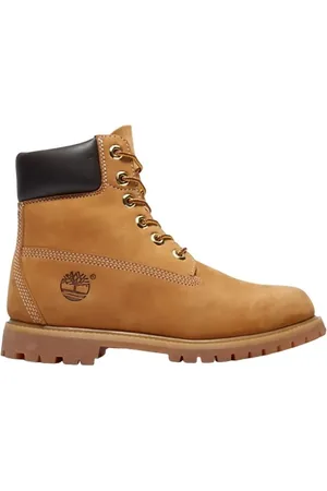 Timberland Sko, Dame, Gul, 37 EU, Vandafvisende Wheat Nubuck Snørebåndsstøvler