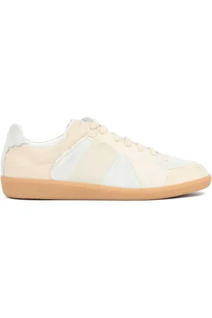 Maison Margiela Sko, Herre, , 40 EU, Læder, Low-Top Sneakers i Læder