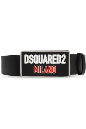 Dsquared2 Tilbehør, Herre, Sort, 95 CM, Læder, Læderbælte