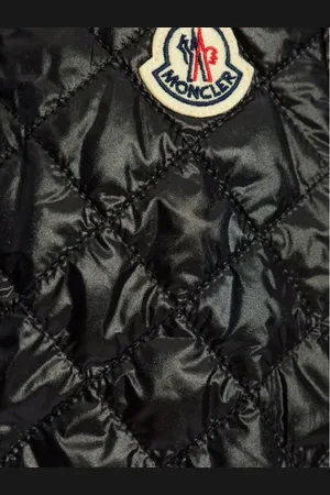 Moncler Nederdel, Dame, Sort, XS, Uld, Quiltet Miniskørt
