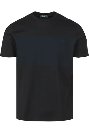 HERNO Top, Herre, Sort, 3XL, Uld, T-Shirt