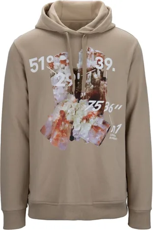 Burberry Sweathshirts & Hoodies, Herre, , XS, Bomuld, Hættetrøje med grafisk print og snøre
