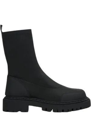 Estro Sko, Dame, Sort, 40 EU, Læder, Sorte Slip-On Ankelstøvler