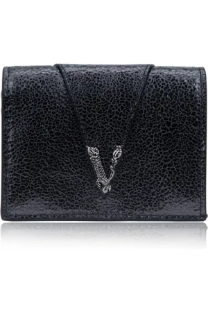 VERSACE Tilbehør, Dame, Sort, ONE SIZE, Automatisk knap damepung