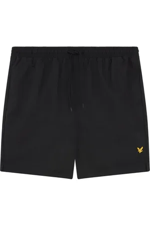 Lyle & Scott Badetøj, Herre, Sort, S, Nylon, Sporty Badebukser