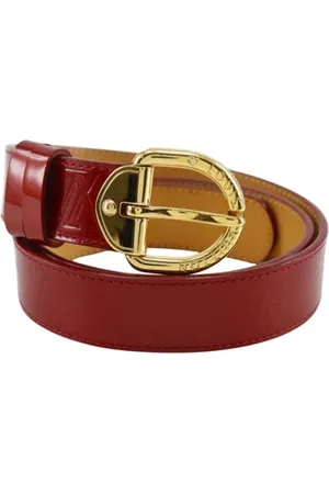 LOUIS VUITTON Pre-owned, Dame, Rød, ONE SIZE, Tyl, Pre-owned Stof baelter