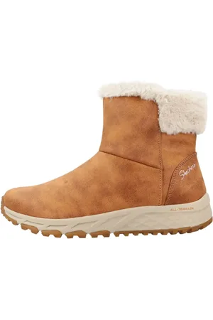 Skechers Sko, Dame, Brun, 36 EU, Uld, Escape Plan Vinterstøvler