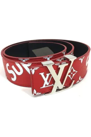 LOUIS VUITTON Pre-owned, Dame, Rød, ONE SIZE, Tyl, Pre-owned Laeder baelter