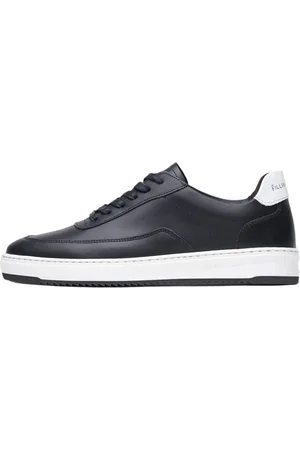 Filling pieces Sko, Herre, Sort, 40 EU, Læder, Lux Læder Sneakers