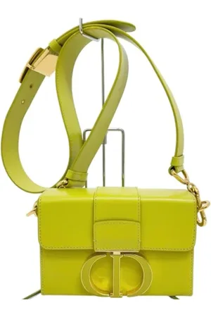 Dior Pre-owned, Dame, Grøn, ONE SIZE, Uld, Pre-owned Laeder dior-tasker