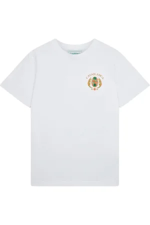 Casablanca Top, Herre, Hvid, 2XL, Bomuld, Tennis Club T-shirt