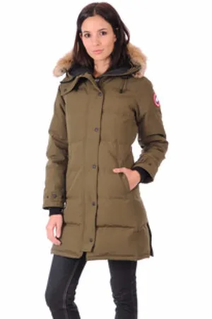 Canada Goose Frakke, Dame, Grøn, M, Uld, Shelburne Dunjakke