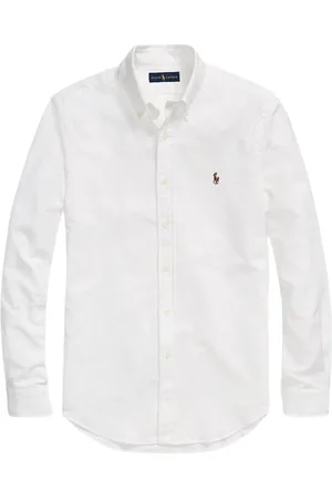 Ralph Lauren Skjorte, Herre, Hvid, S, Bomuld, Formal Skjorte