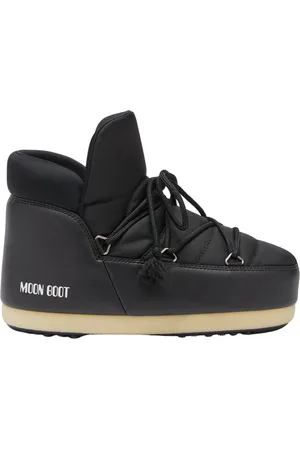 Moon Boot Sko, Dame, Sort, 35 EU, Nylon, Isolerede Vandtætte Støvler med Nylonpumpe