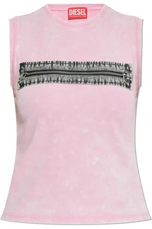 Diesel Top, Dame, Lyserød, M, Bomuld, Top `T-Arted`