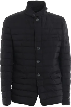 HERNO Jakke, Herre, Blå, L, Uld, Field Jacket