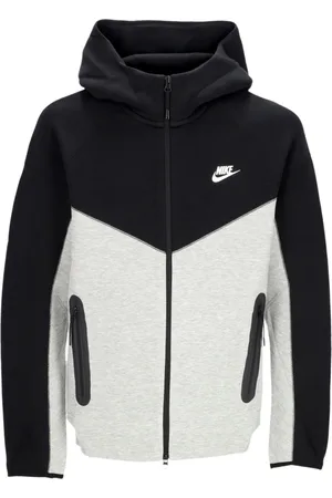 Nike Sweathshirts & Hoodies, Herre, Grå, XL, Bomuld, Tech Fleece Zip Hoodie Mørk Grå Melering
