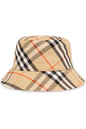 Burberry Tilbehør, Herre, Flerfarvet, S, Bomuld, Ternet Bucket Hat