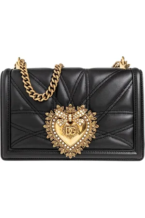 Dolce & Gabbana Taske, Dame, Sort, ONE SIZE, Uld, Medium Devotion Bag