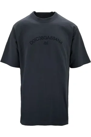 Dolce & Gabbana Top, Herre, Sort, L, Bomuld, Herre Slip-On T-shirt