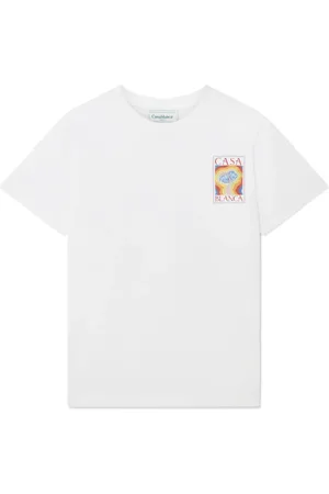 Casablanca Top, Herre, Hvid, 2XL, Bomuld, Mind ibrations Jersey T-Shirt