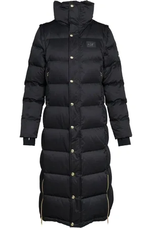 Hest Frakke, Dame, Sort, 2XL, Uld, Edda Dunjakke (2-i-1)/Vest