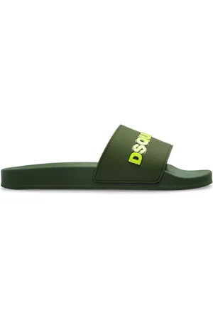 Dsquared2 Sko, Herre, Grøn, 44 EU, Slides med Logo