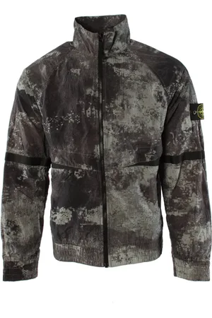 Stone Island Jakke, Herre, Grå, M, Nylon, Nylonjakke
