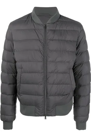 HERNO Jakke, Herre, Grå, XL, Uld, Dunjakke