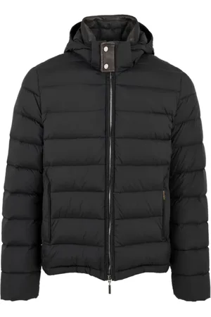 MOORER Jakke, Herre, Blå, 5XL, Quiltet Boudin Front Zip Jakke