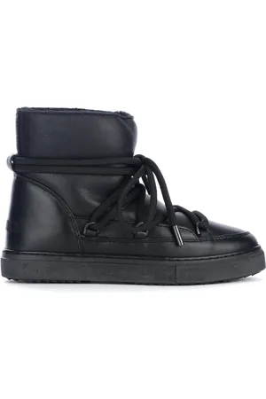 INUIKII Sko, Dame, Sort, 37 EU, Læder, Sneaker Classic Vinterstøvler